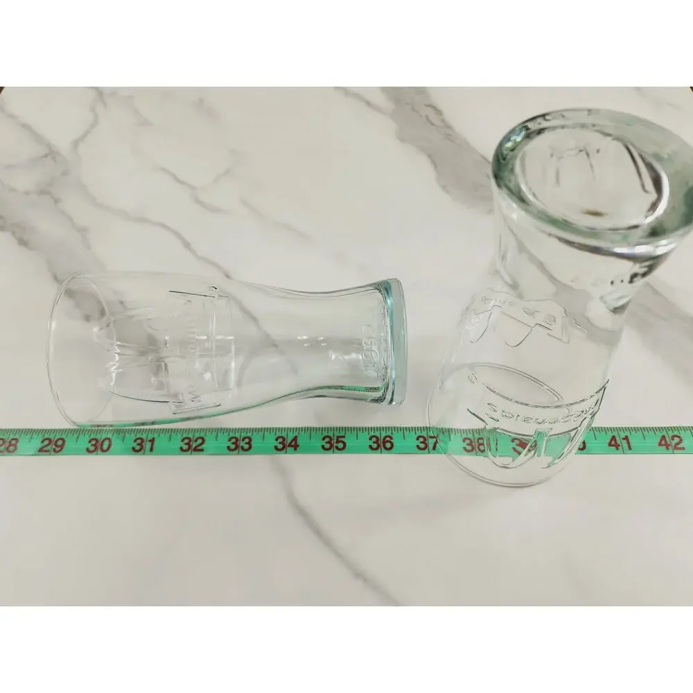 McDonald's Clear Tall Glass 16oz Drinking Glasses 6 1/2